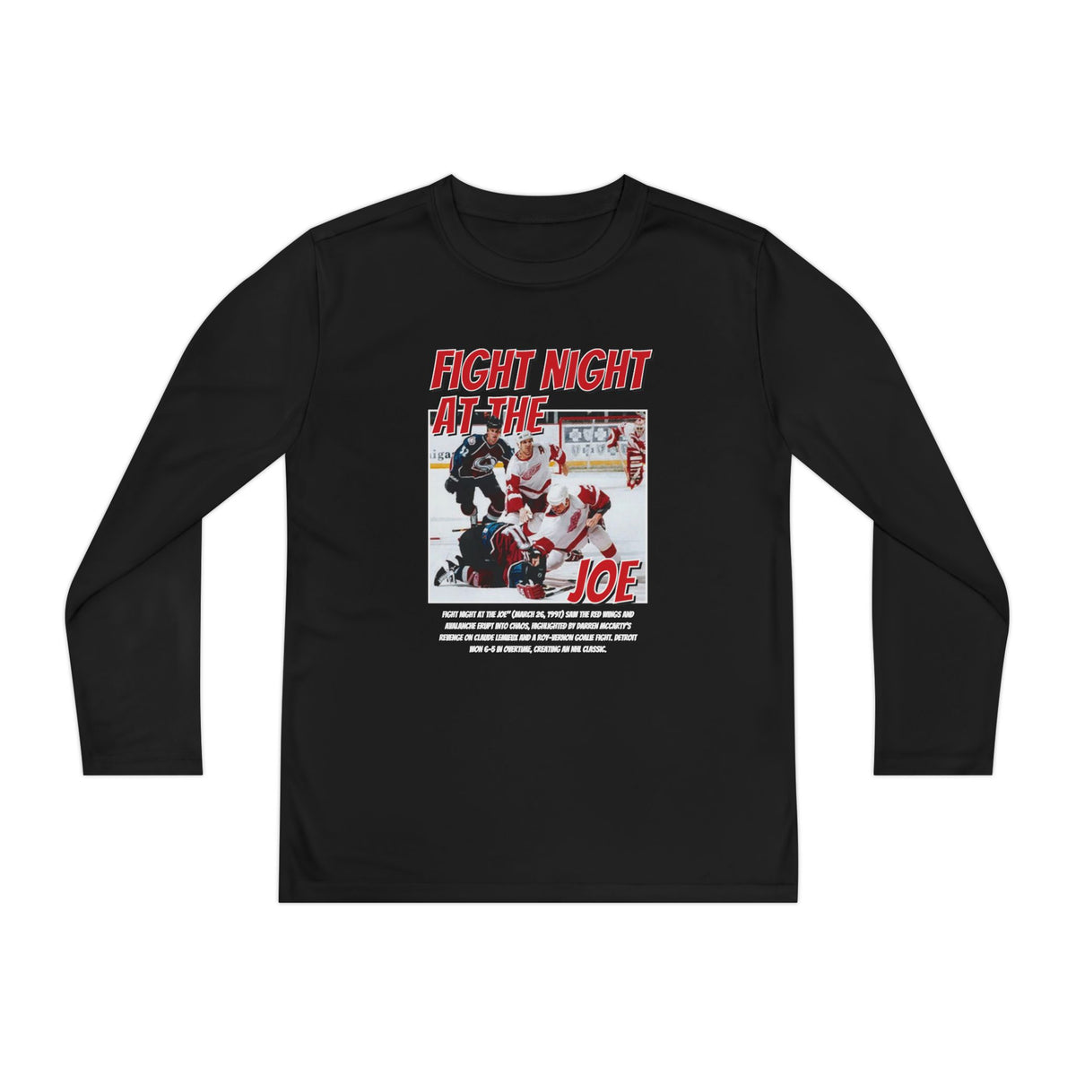 Fight Night at the Joe Youth Long Sleeve Competitor Tee