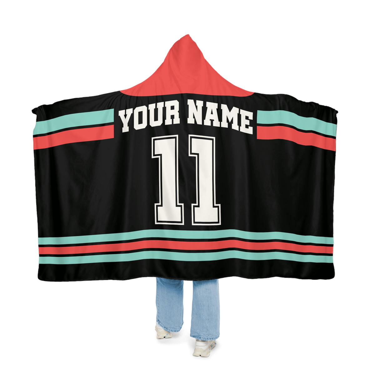 Custom Team Hooded Blanket
