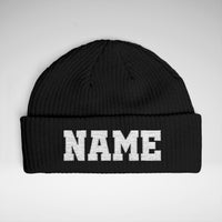 Custom Team Beanie Personalized Sports Beanie Custom Name Number Hat Team Spirit Winter Hat