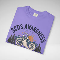 SCDS Awareness “Different Balance, Same Adventure” Comfort Colors Unisex Garment-Dyed T-shirt