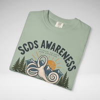 SCDS Awareness “Different Balance, Same Adventure” Comfort Colors Unisex Garment-Dyed T-shirt