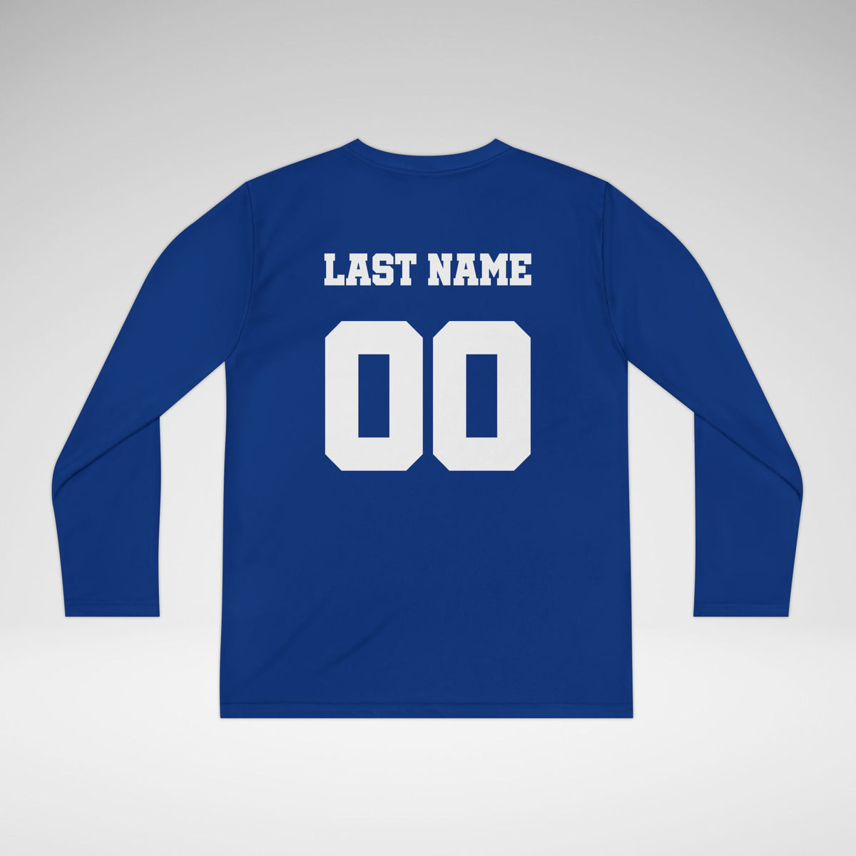 Custom Youth Team Long Sleeve Performance Shirt