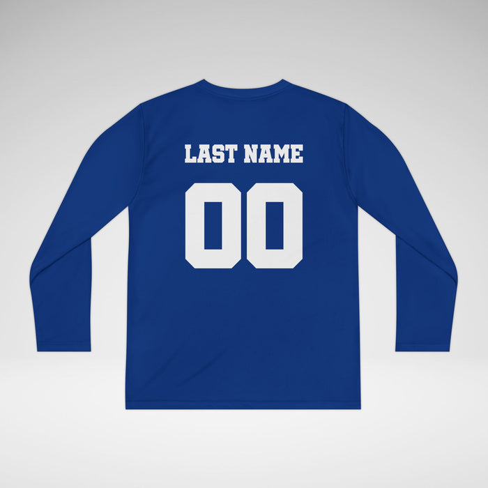 Custom Youth Team Long Sleeve Performance Shirt
