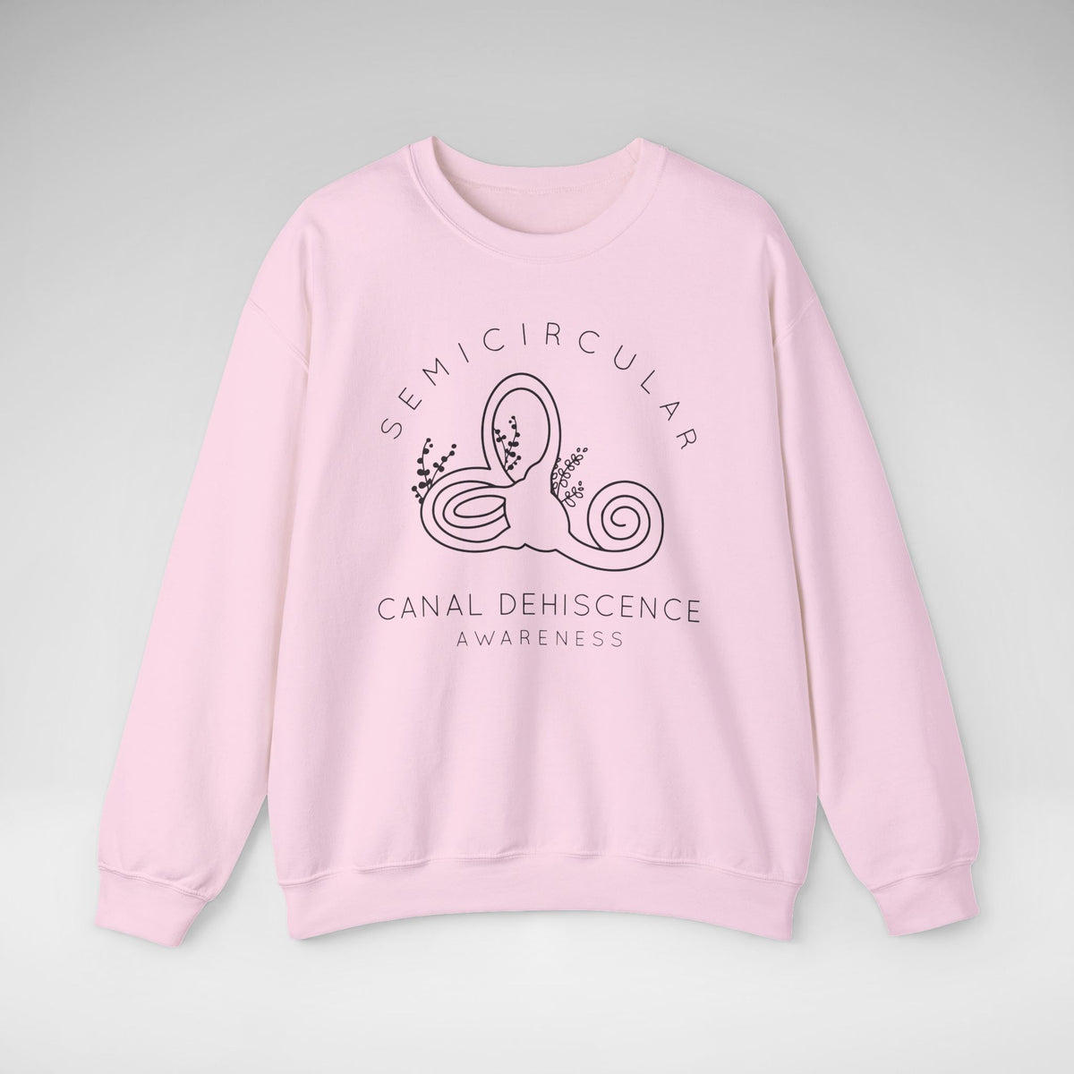 Semicircular Canal Dehiscence Awareness Gildan Unisex Heavy Blend™ Crewneck Sweatshirt