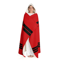 Custom Team Blanket Hooded Sherpa Fleece Blanket – Cozy Oversized Hooded Throw