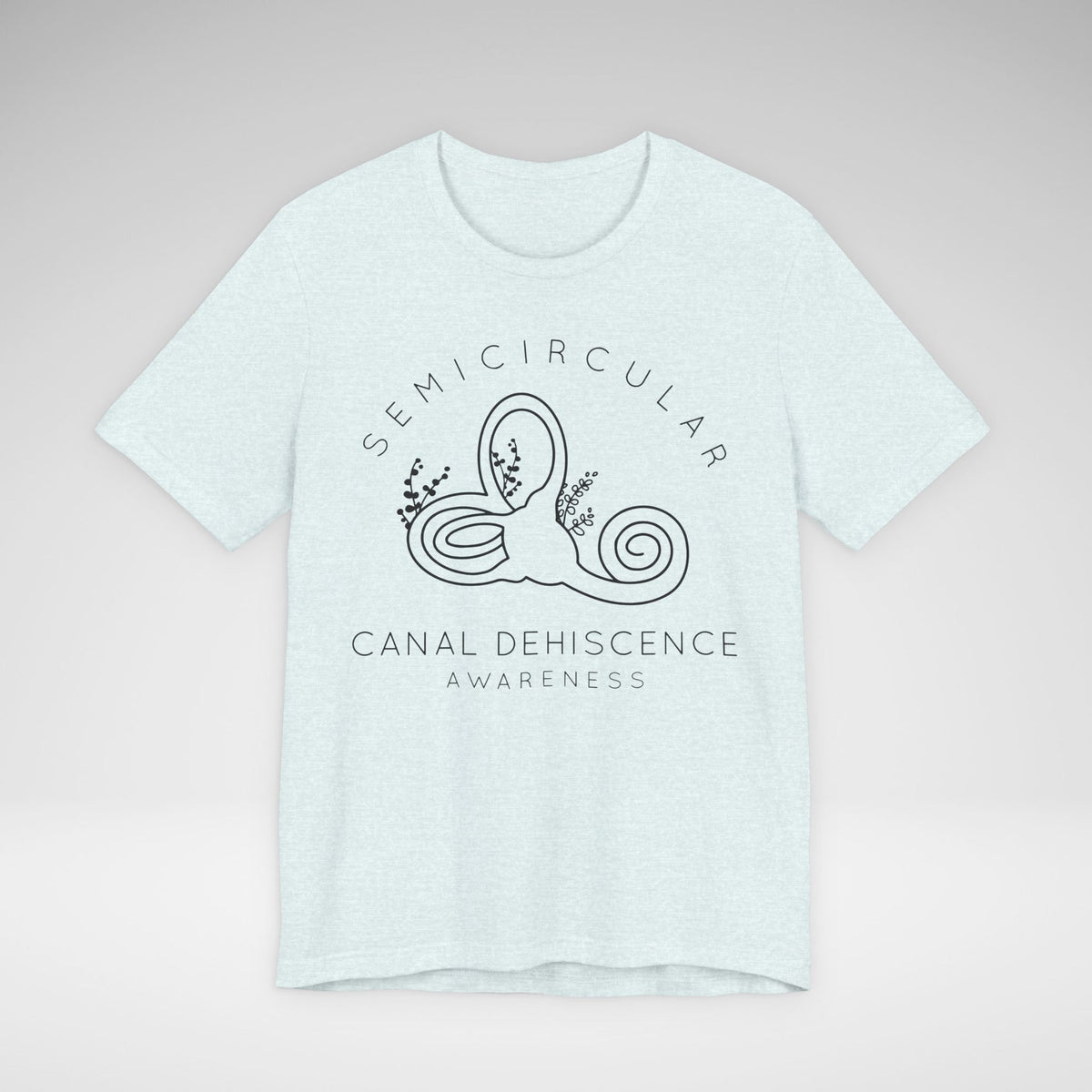 Semicircular Canal Dehiscence Awareness Awareness Bella Canvas Unisex Jersey Short Sleeve Tee