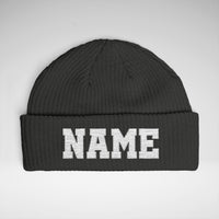 Custom Team Beanie Personalized Sports Beanie Custom Name Number Hat Team Spirit Winter Hat