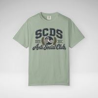 Personalizable SCDS Anti Social ClubComfort Colors Unisex Garment-Dyed T-shirt