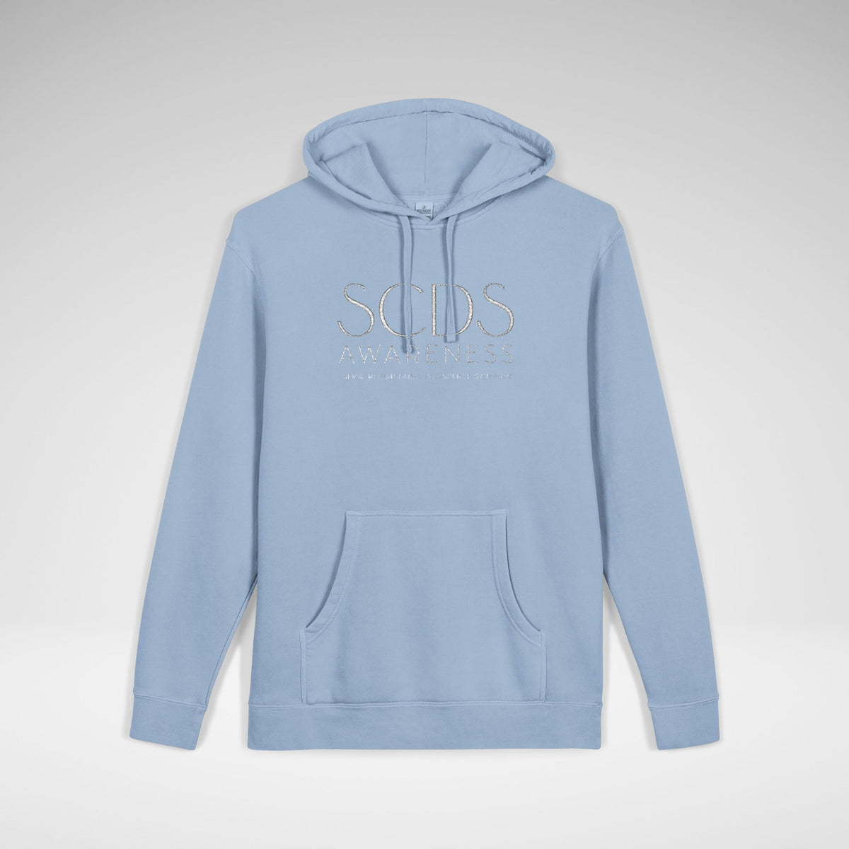 SCDS Awareness Embroidered Pigment-Dyed Hoodie