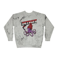 Detroit Unisex Comfort Colors Color Blast Crewneck Sweatshirt