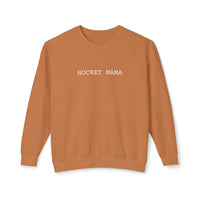 Hockey Mama Comfort Colors Unisex Lightweight Crewneck Sweatshirt