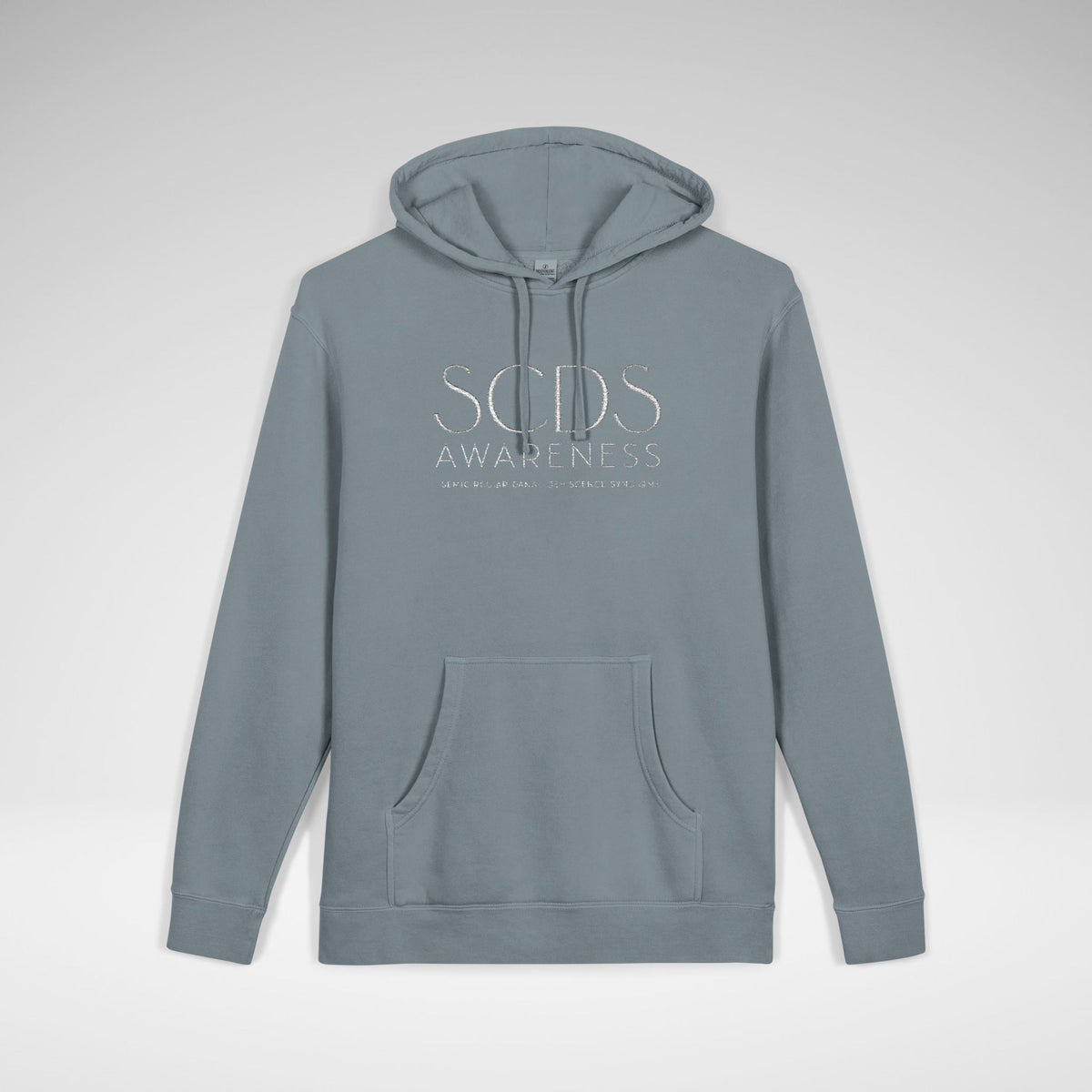SCDS Awareness Embroidered Pigment-Dyed Hoodie
