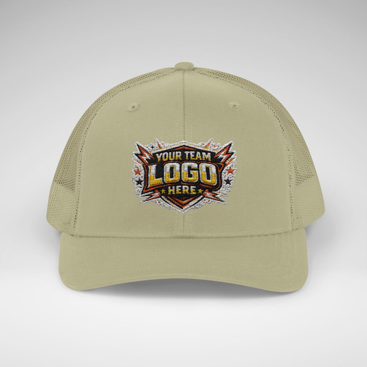 Custom Team Logo Patch Snapback Trucker Cap