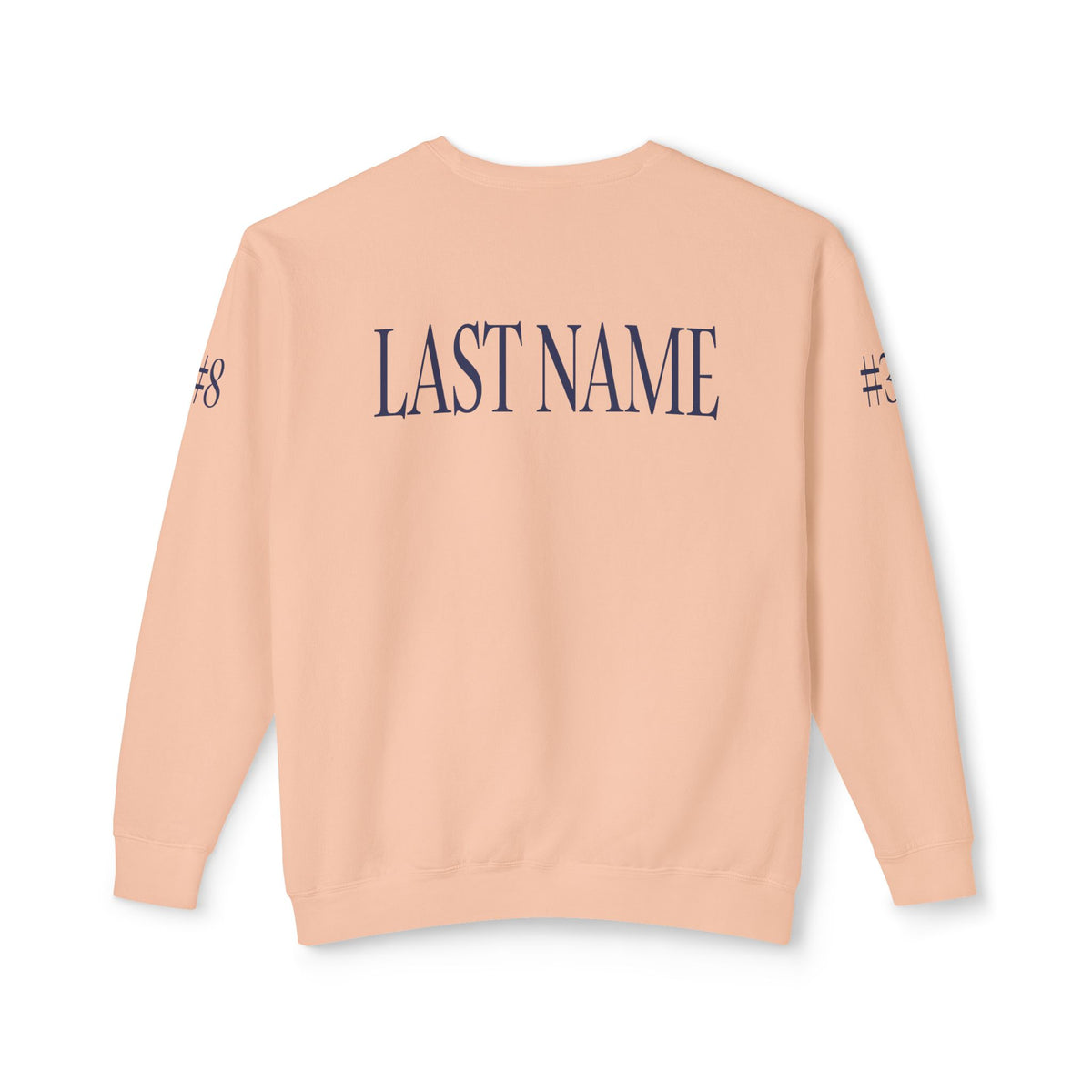 Custom Hockey Club Comfort Colors Unisex Lightweight Crewneck Sweatshirt