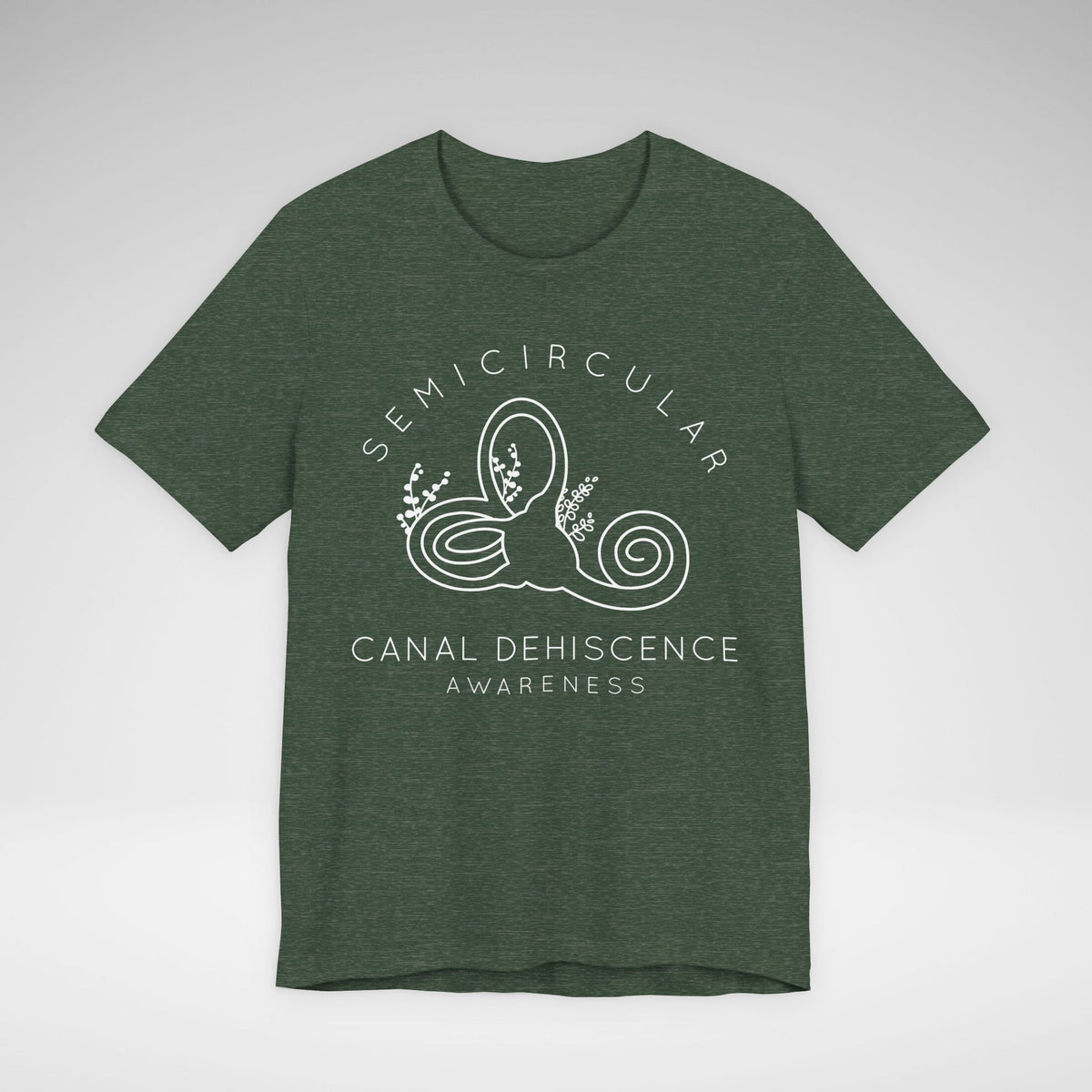 Semicircular Canal Dehiscence Awareness Awareness Bella Canvas Unisex Jersey Short Sleeve Tee