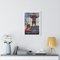 Custom Player Framed Vertical Poster