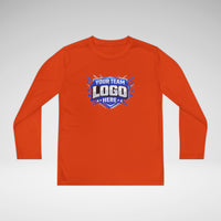 Custom Youth Team Long Sleeve Performance Shirt