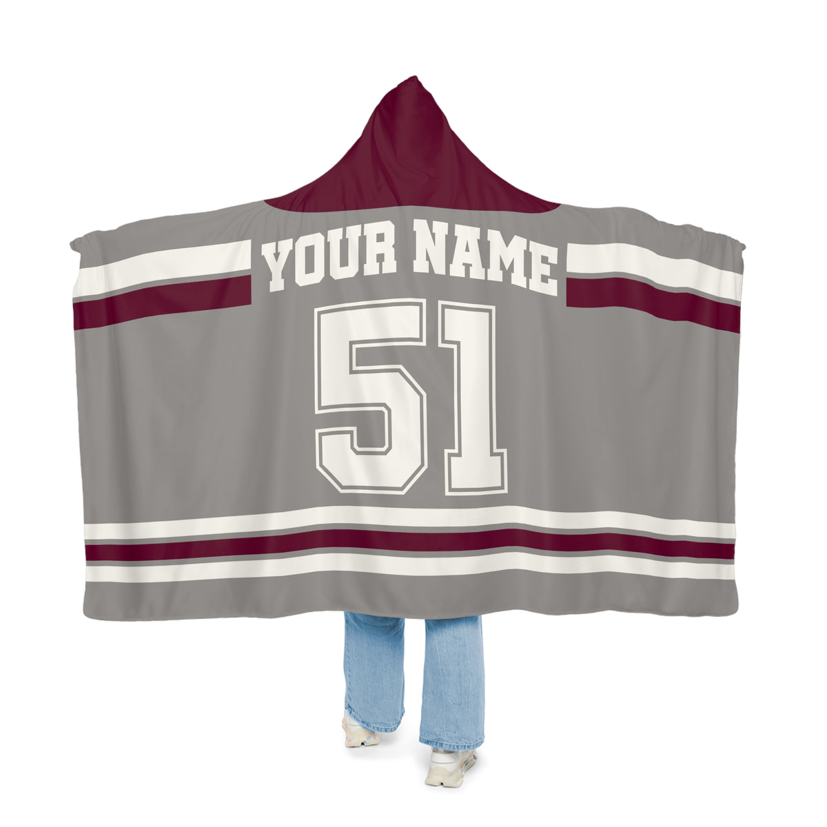 Custom Team Hooded Blanket