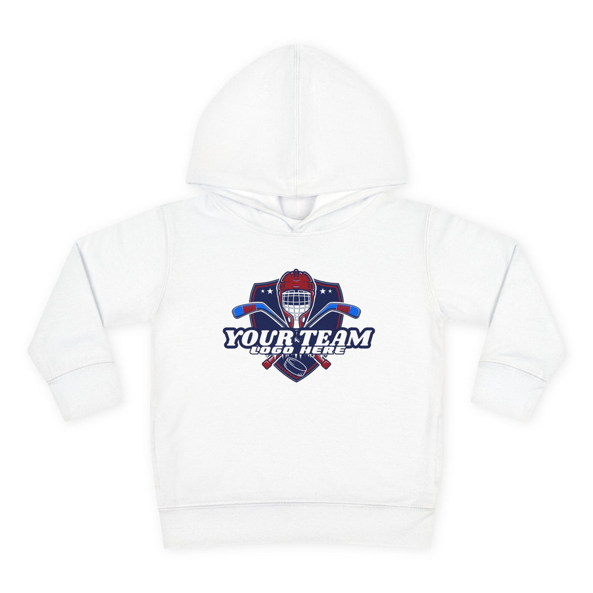 Custom Team Logo Toddler Pullover Hoodie