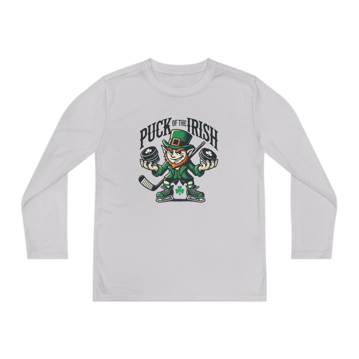 Puck of the Irish Youth Long Sleeve Competitor Tee