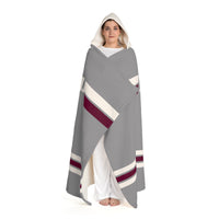 Custom Team Blanket Hooded Sherpa Fleece Blanket – Cozy Oversized Hooded Throw