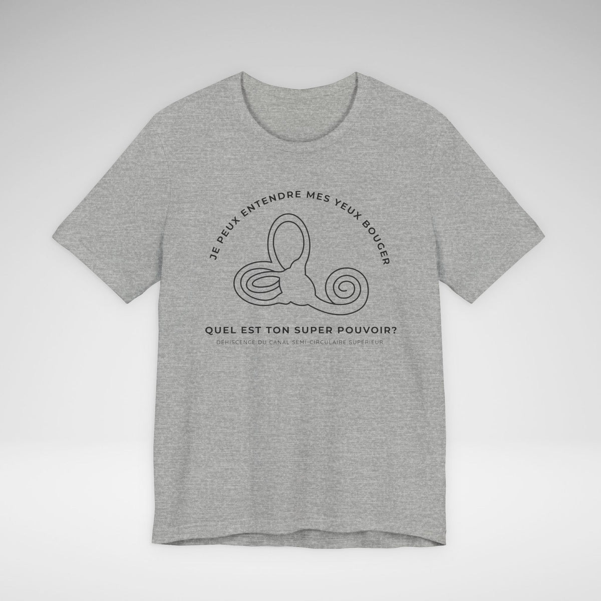 Déhiscence du canal semi-circulaire supérieur Bella Canvas Unisex Jersey Short Sleeve Tee