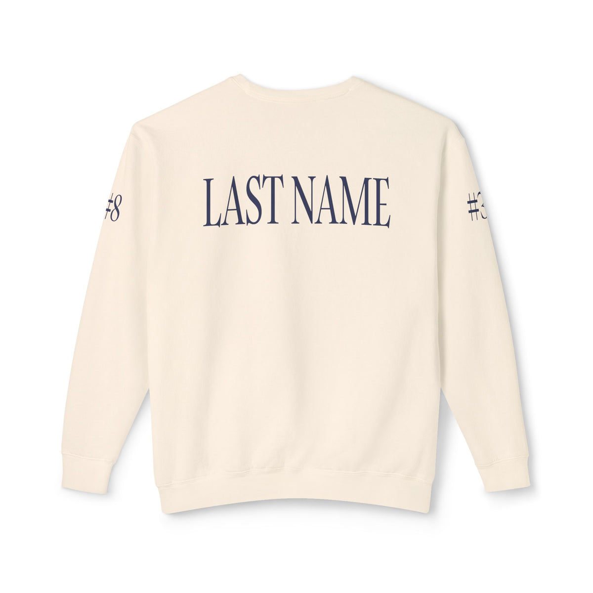 Custom Hockey Club Comfort Colors Unisex Lightweight Crewneck Sweatshirt