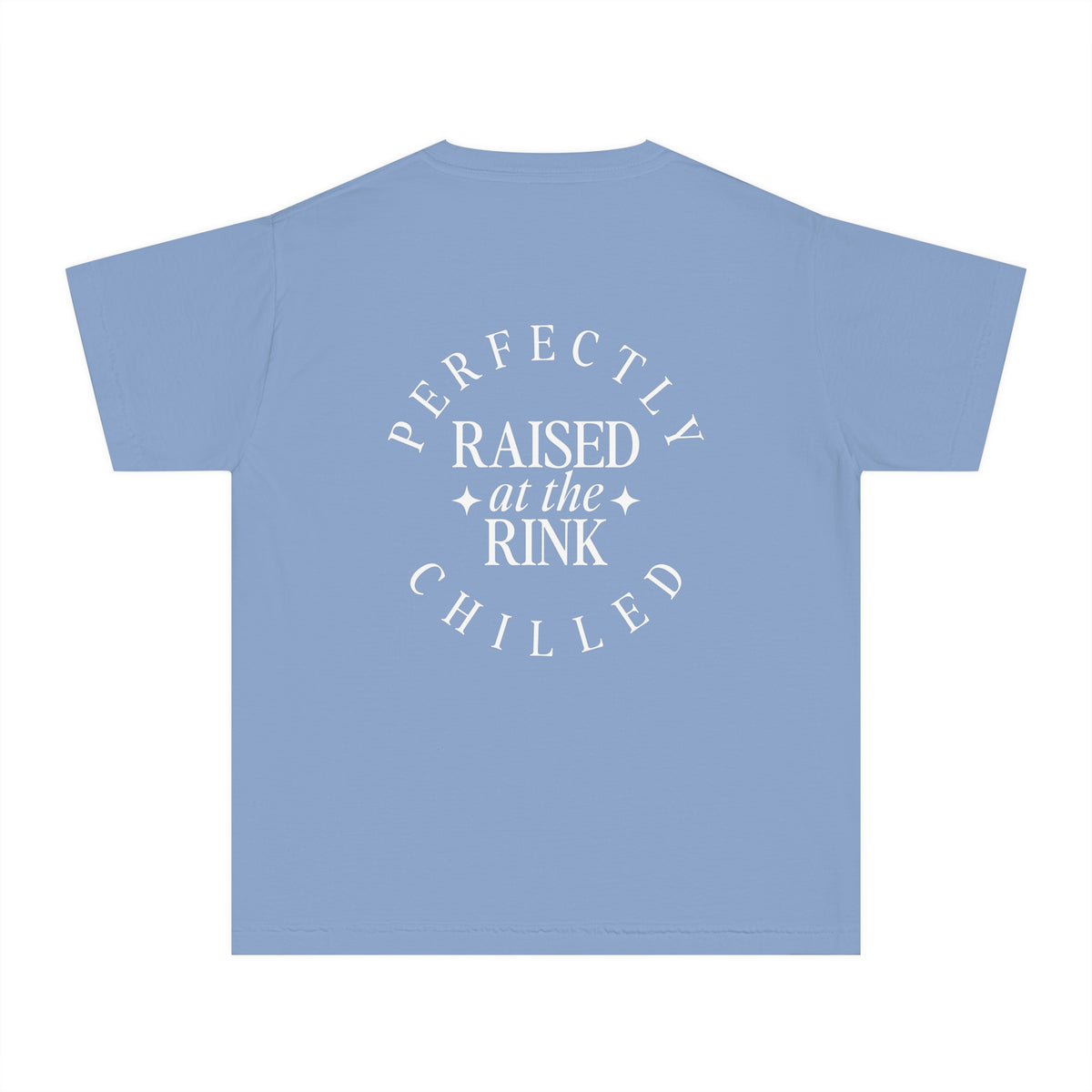 Raised at the Rink Comfort Colors Youth Midweight Tee
