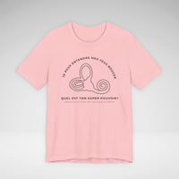 Déhiscence du canal semi-circulaire supérieur Bella Canvas Unisex Jersey Short Sleeve Tee