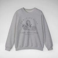 Semicircular Canal Dehiscence Awareness Gildan Unisex Heavy Blend™ Crewneck Sweatshirt