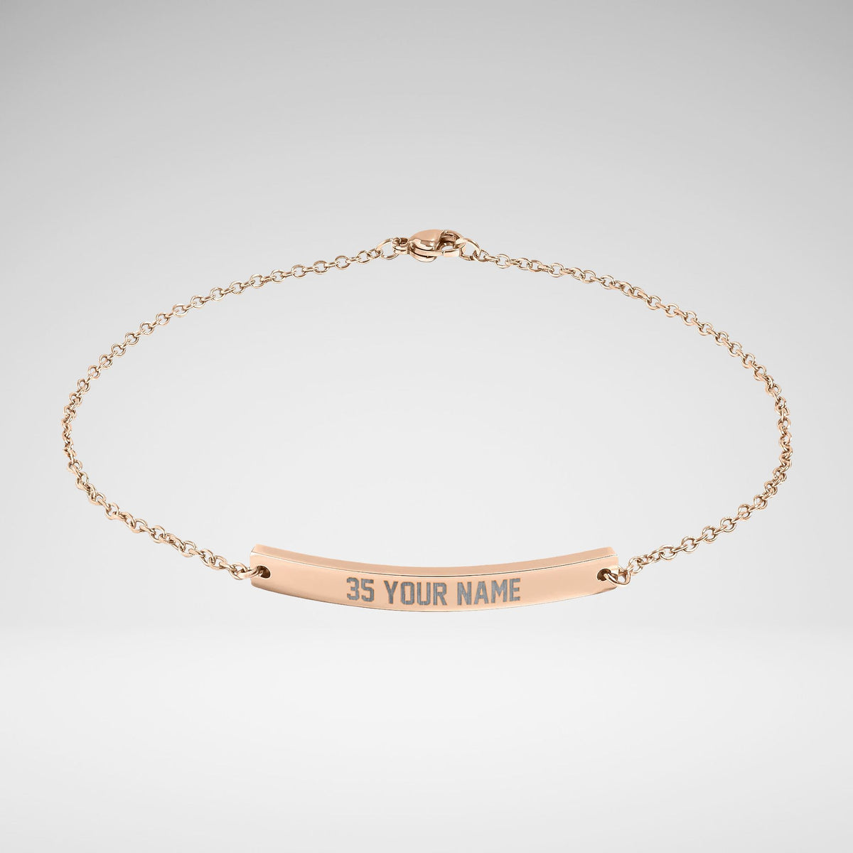 Custom Name & Number Bracelet