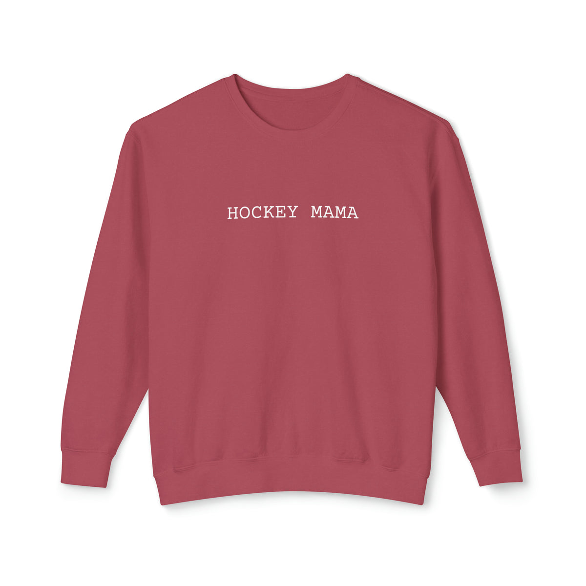 Hockey Mama Comfort Colors Unisex Lightweight Crewneck Sweatshirt