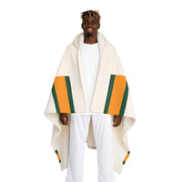 Custom Team Blanket Hooded Sherpa Fleece Blanket – Cozy Oversized Hooded Throw