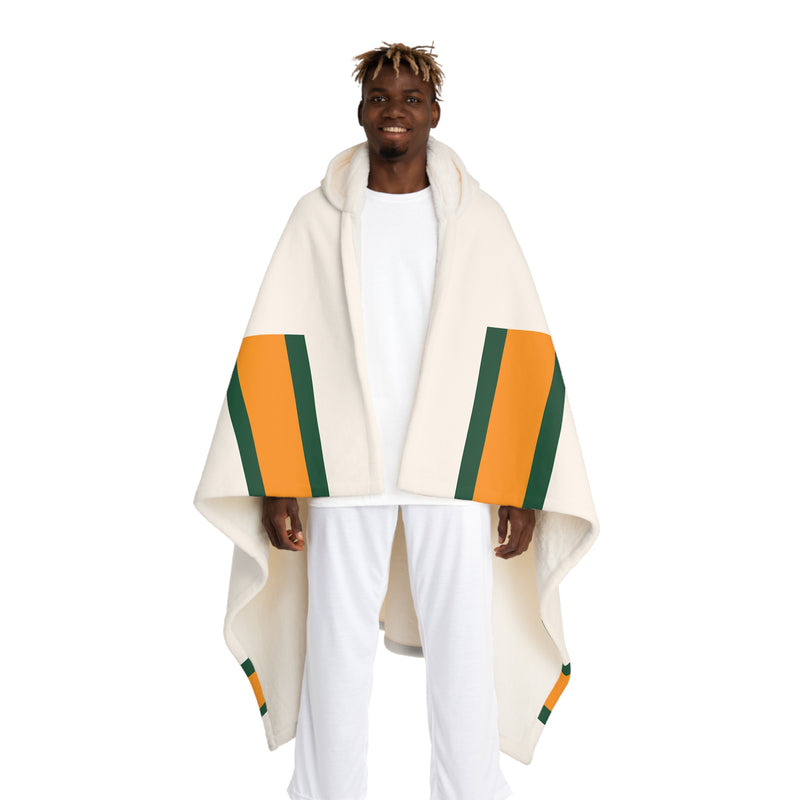Custom Team Blanket Hooded Sherpa Fleece Blanket – Cozy Oversized Hooded Throw