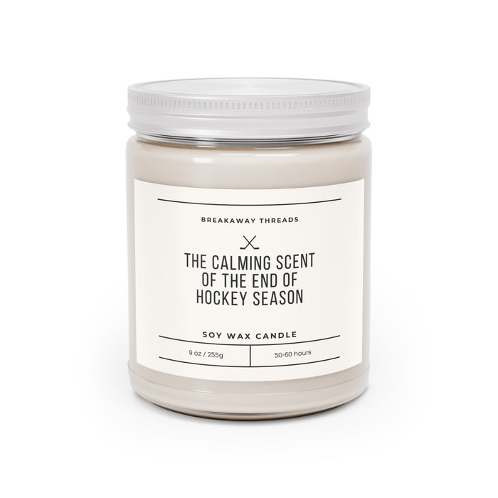 The Calming Scent Of The End Of Hockey Season Scented Candles, 9oz