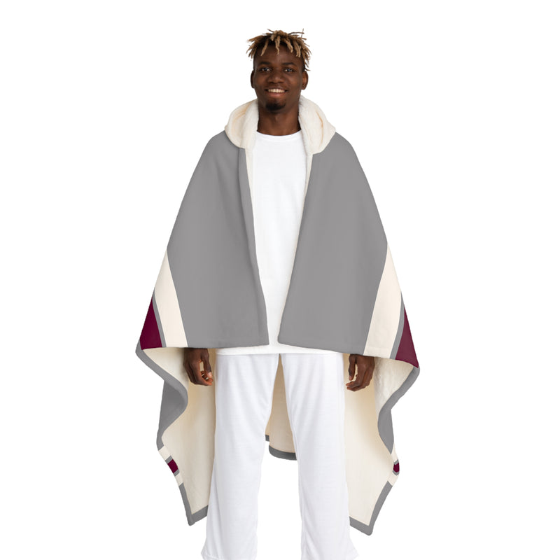Custom Team Blanket Hooded Sherpa Fleece Blanket – Cozy Oversized Hooded Throw