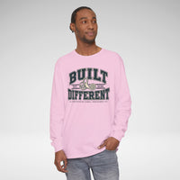 Built Different SCDS Awareness Comfort Colors Unisex Garment-dyed Long Sleeve T-Shirt