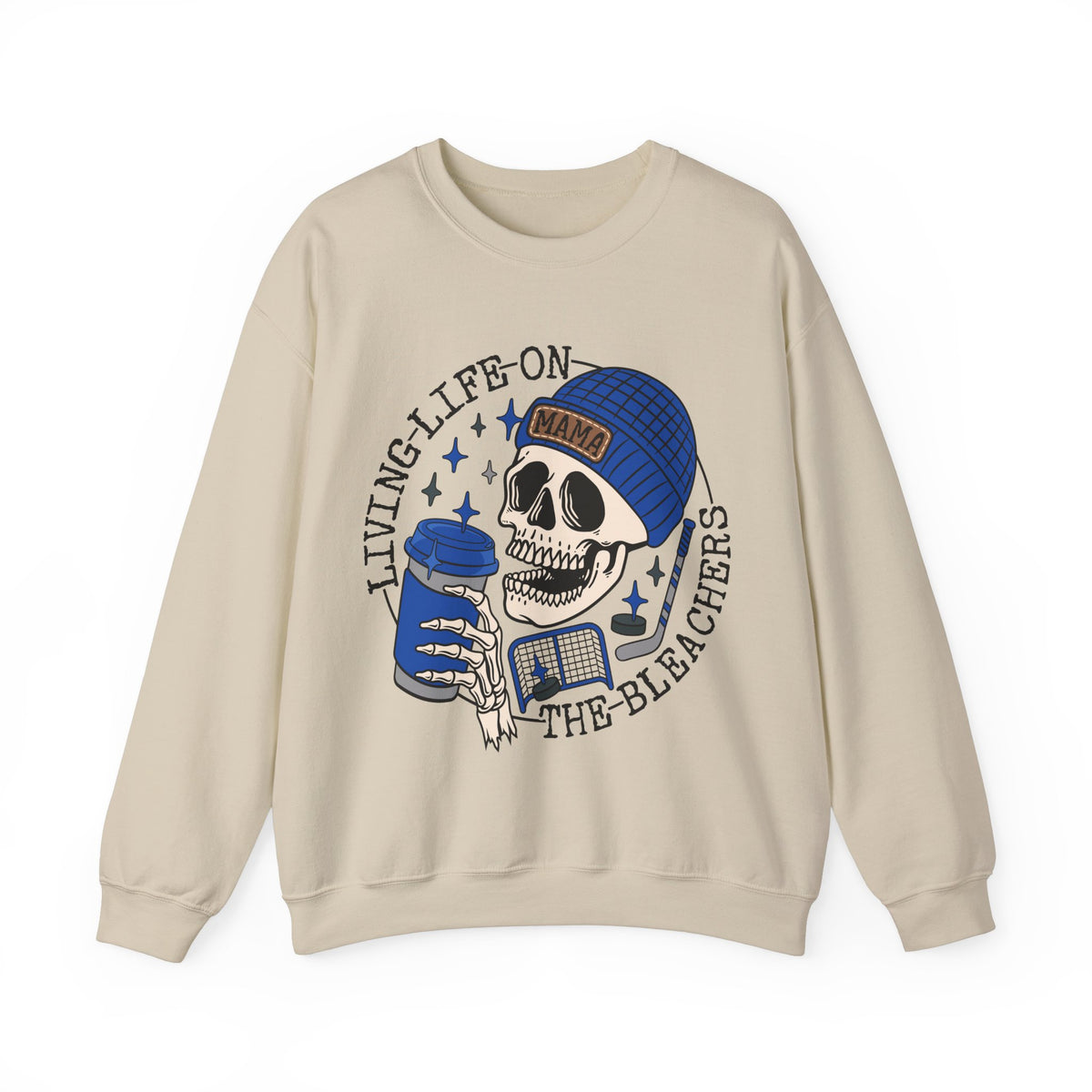 Living Life on the Bleachers Unisex Heavy Blend™ Crewneck Sweatshirt
