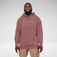 SCDS Awareness Embroidered Pigment-Dyed Hoodie