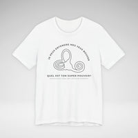 Déhiscence du canal semi-circulaire supérieur Bella Canvas Unisex Jersey Short Sleeve Tee