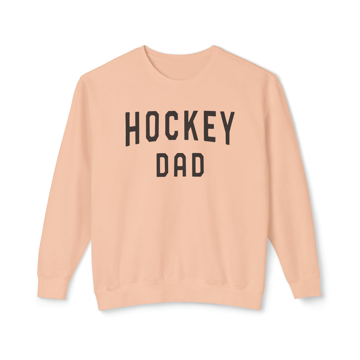 Hockey Dad Comfort Colors Unisex Lightweight Crewneck Sweatshirt