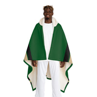 Custom Team Blanket Hooded Sherpa Fleece Blanket – Cozy Oversized Hooded Throw