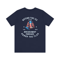 Defend the Ice Honor the Flag Unisex Jersey Short Sleeve Tee