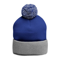 Custom Team Pom-Pom Knit Cap – Embroidered Beanie for Sports Fans