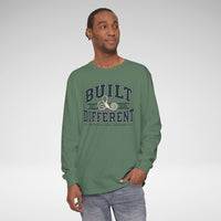 Built Different SCDS Awareness Comfort Colors Unisex Garment-dyed Long Sleeve T-Shirt