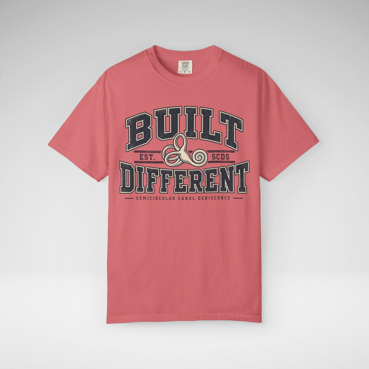 Built Different SCDS Awareness Comfort Colors Unisex Garment-Dyed T-shirt
