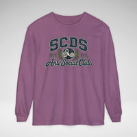SCDS Anti Social Club Comfort Colors Unisex Garment-dyed Long Sleeve T-Shirt