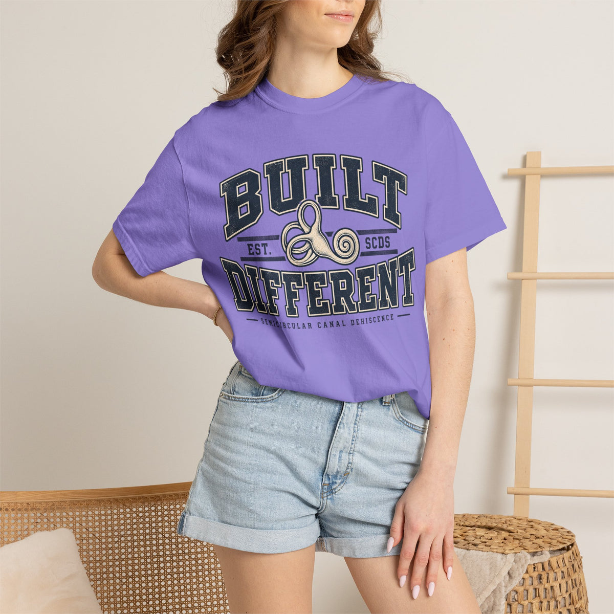 Built Different SCDS Awareness Comfort Colors Unisex Garment-Dyed T-shirt