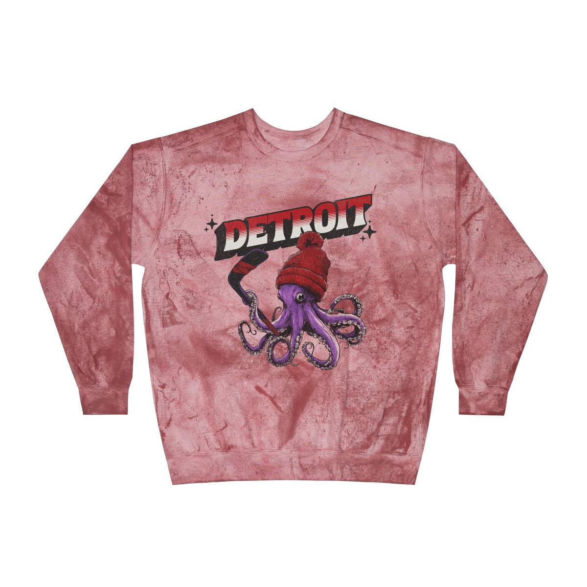 Detroit Unisex Comfort Colors Color Blast Crewneck Sweatshirt