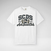 Personalizable SCDS Anti Social ClubComfort Colors Unisex Garment-Dyed T-shirt